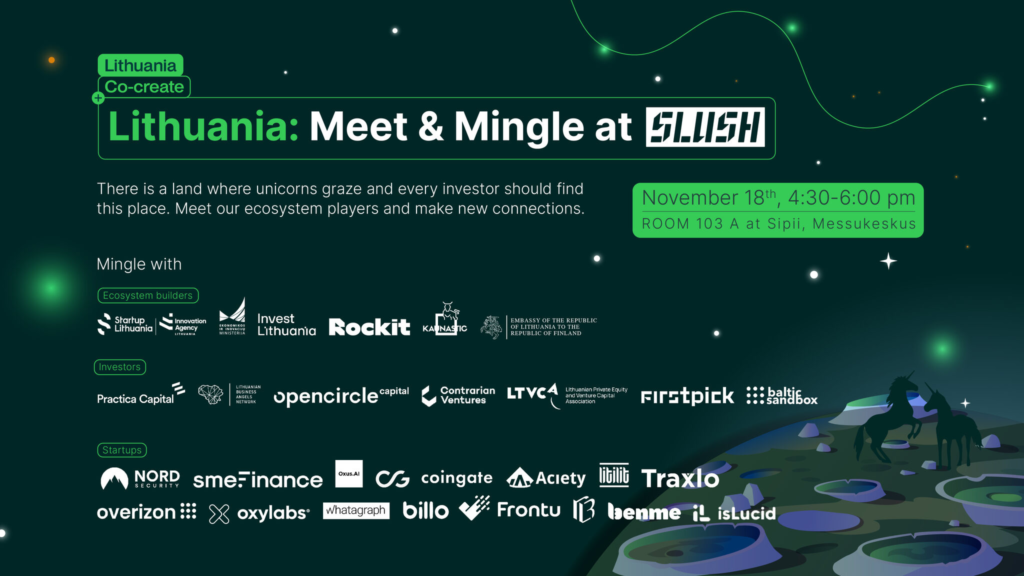 Lithuanian startup ecosystem at Slush 2022