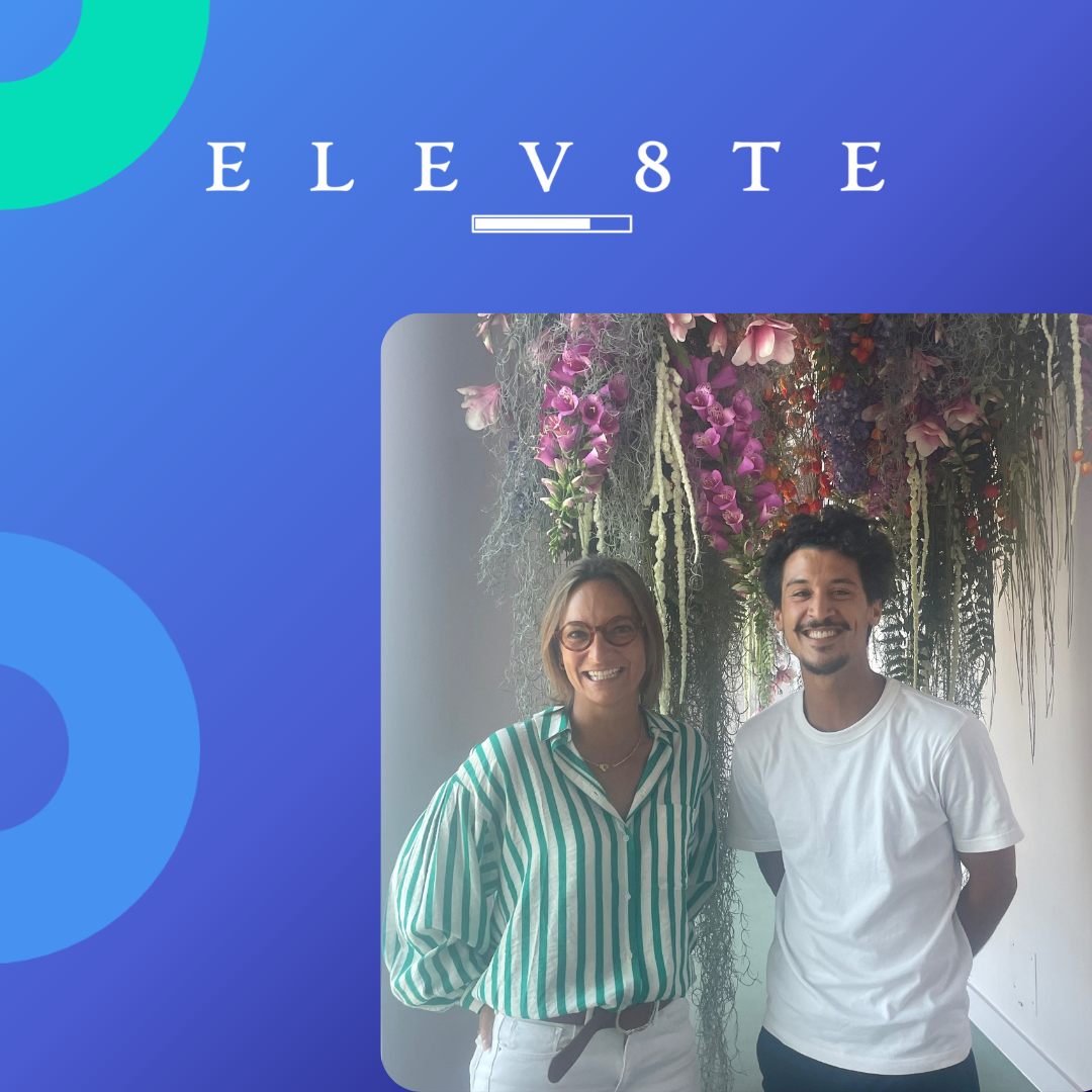 Elev8te CEO, Claire Munck & portfolio success manager, Yanis Fares