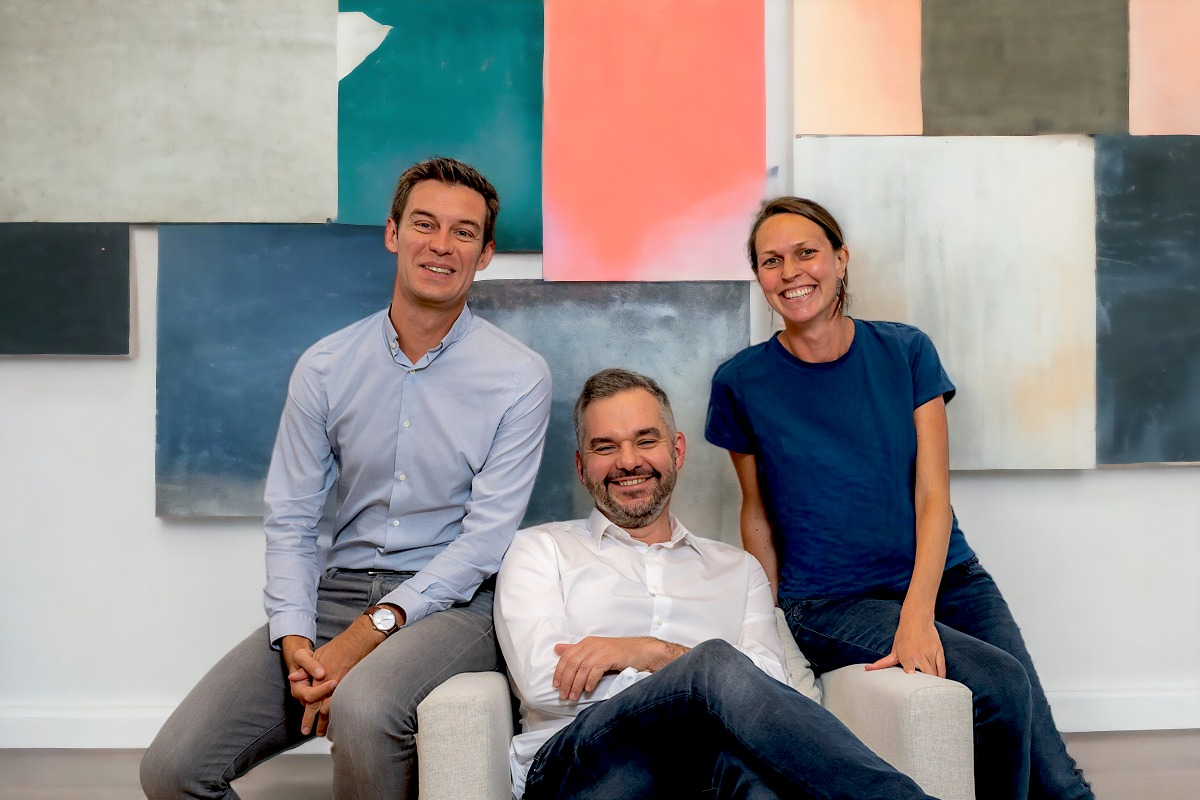 AXC partners Mathieu Viallard, Eric Burdier and Virginie Lucchini