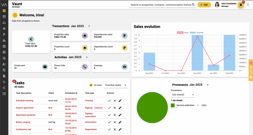 Vaunt platform