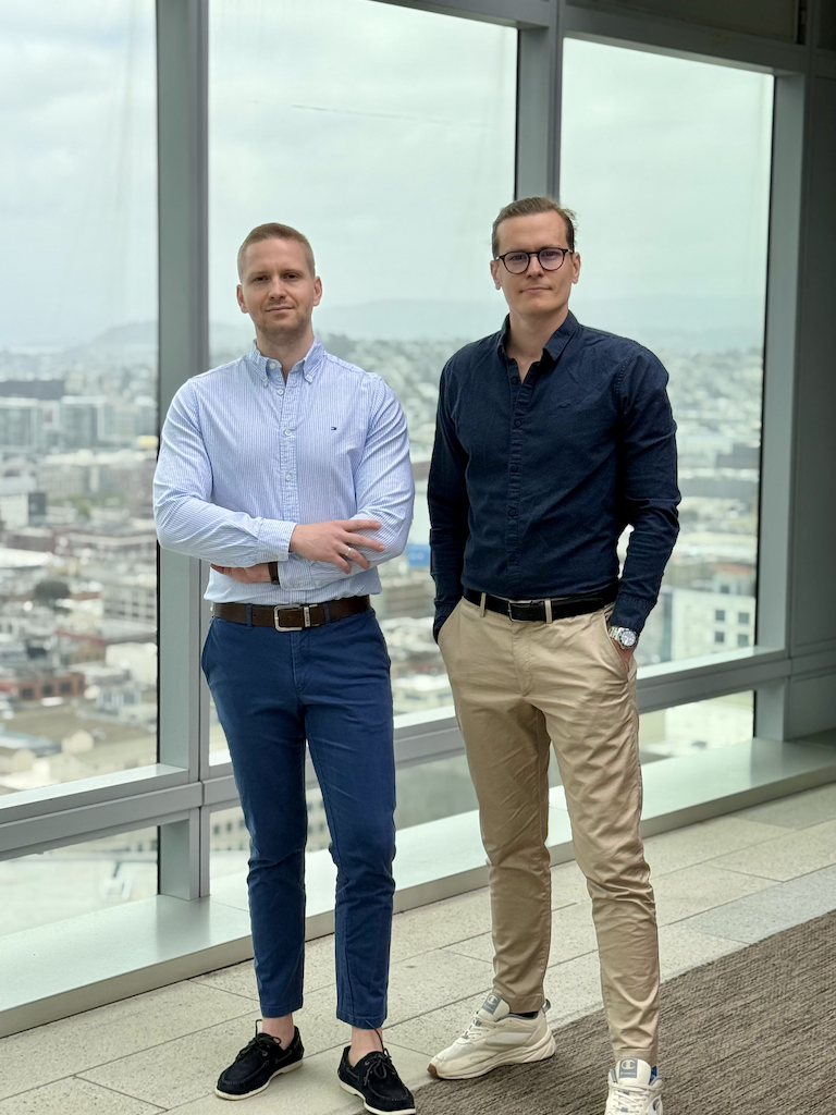 Roland Pinter (CTO),Balint Pasztor (CEO), DiffuseDrive founders AI startup funding announcement
