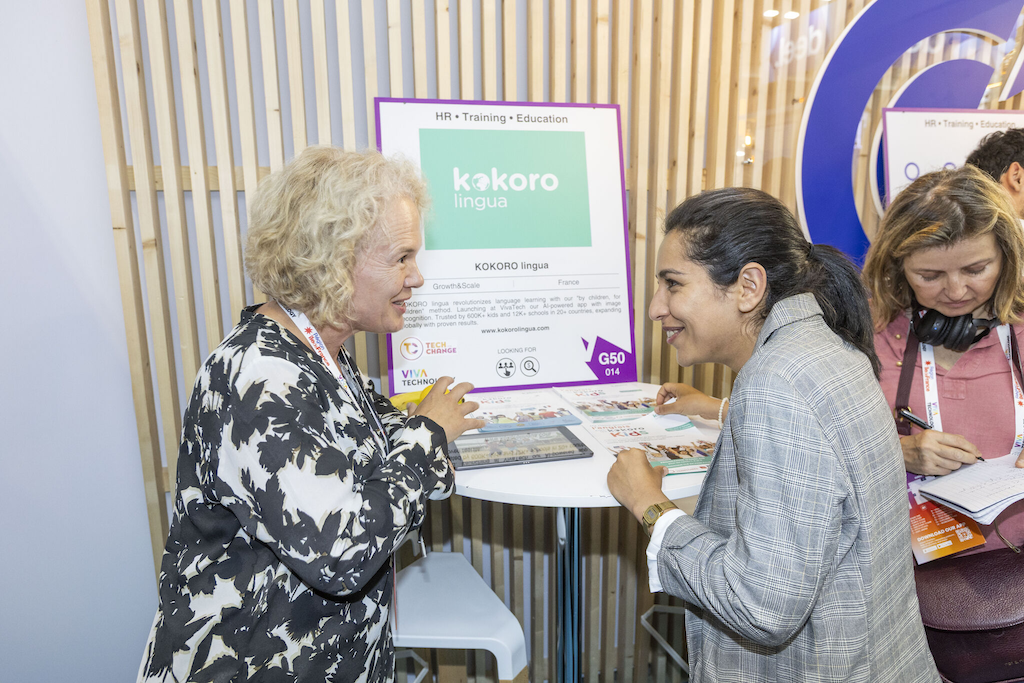 Nathalie Lesselin, founder of KOKORO lingua at VivaTech 2025