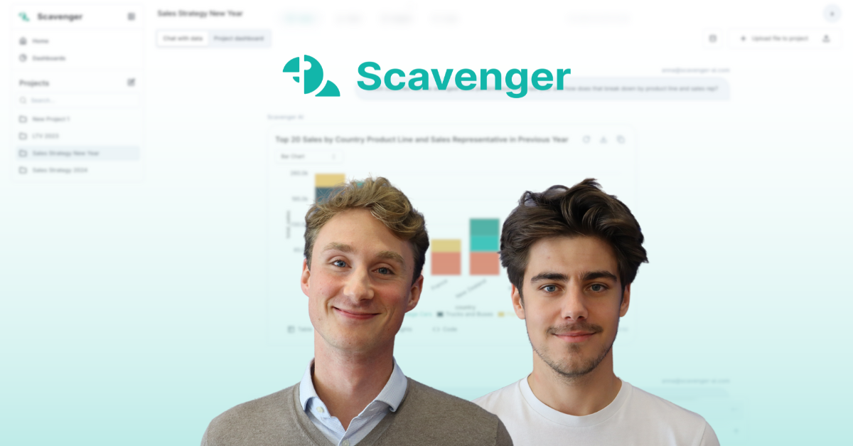 Scavenger AI Founders, Maximilian Hahnenkamp, Felix Beissel